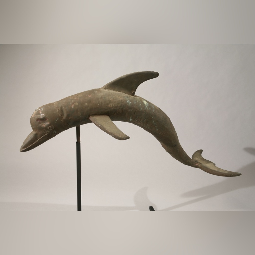 Weathervan Dolphin Folk Art